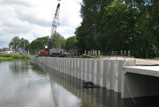 Palplanches en béton