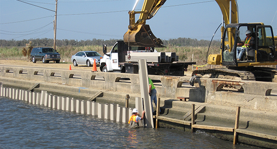 Seawall Palplanche